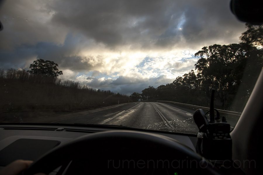 I only hope to pass the rain soon.
