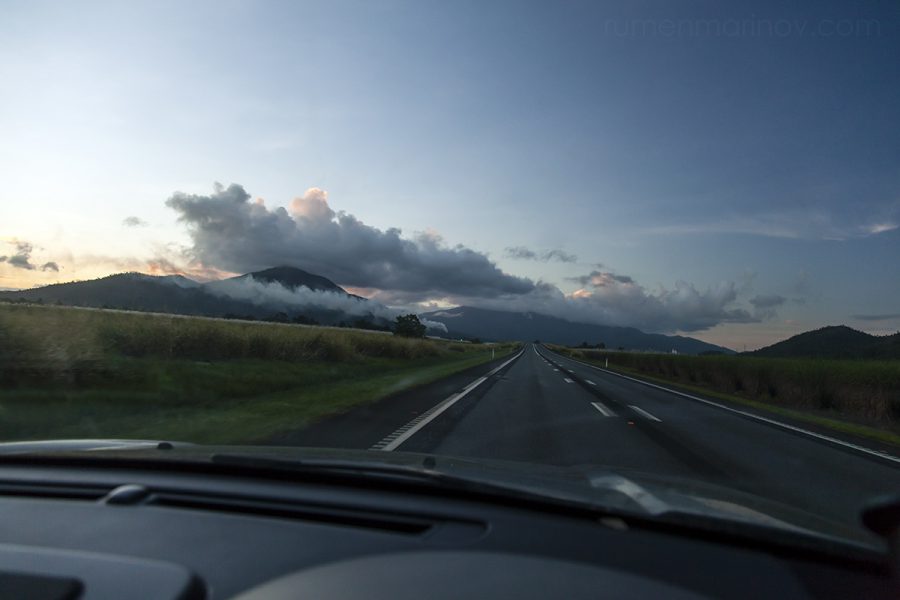 I feel more tropical. Getting closer to my destination for tonight.