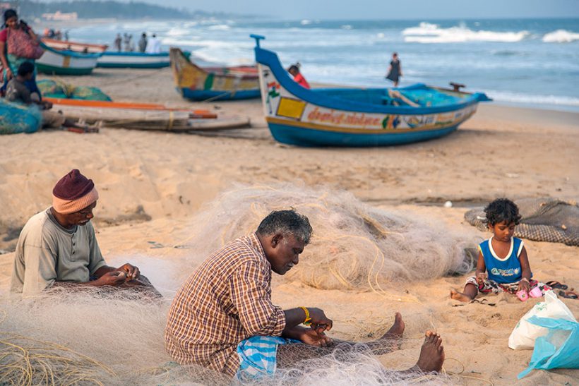 Fishermen and photogenic boats.