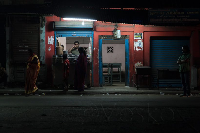 This is not my chai place, but I like the funky look of this photo.
