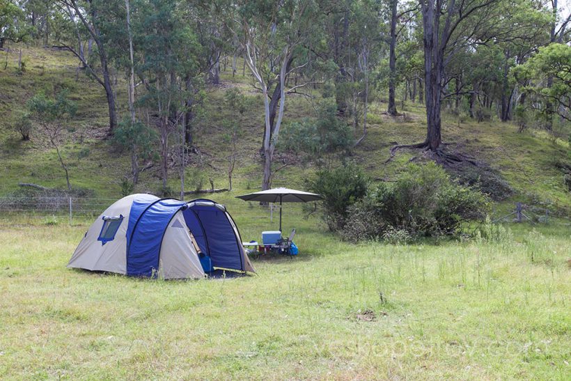 My camp away from the local fire brigade.