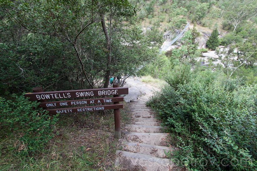 Finally at Bowtells Swing Bridge.