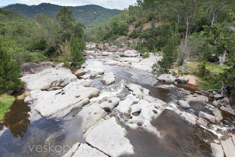 The view from the bridge.
