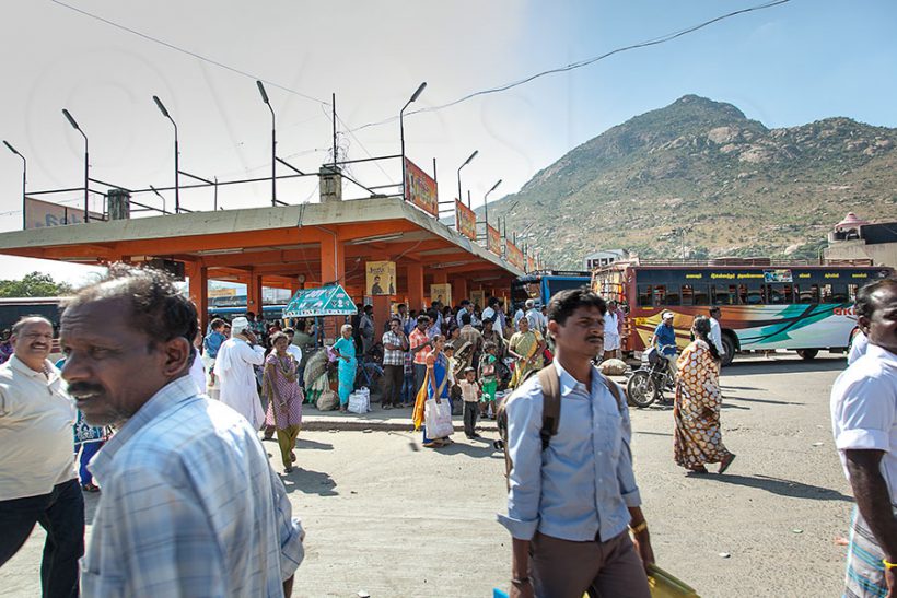 Tiruvanamalai is famous not only with the large Hindu temple here, but also with the extinct volcano dominating the village.