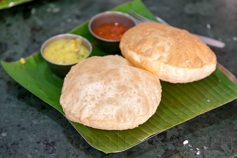 One of several meals, which I try at the Indian food stall. I like them all.
