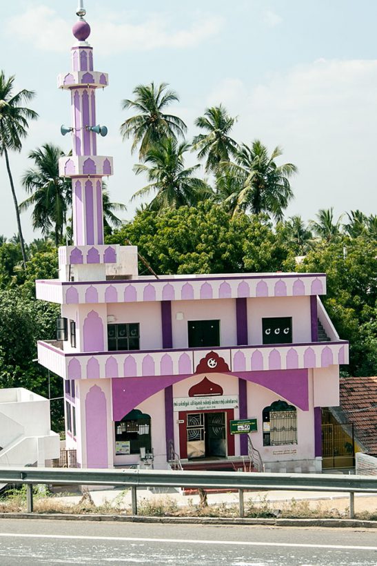 A little mosque on the way.