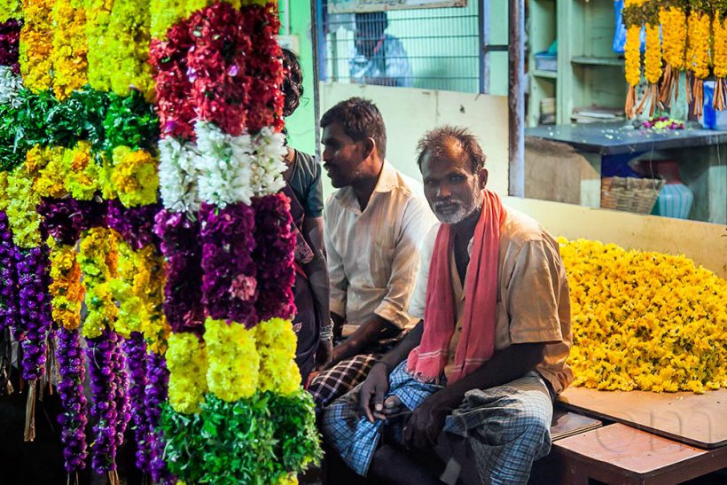 The flower vendors.