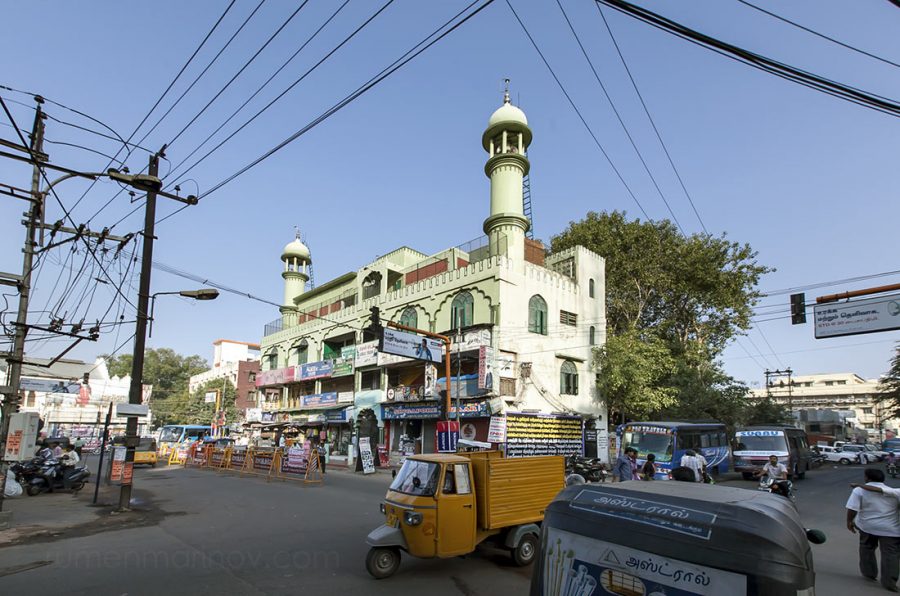 Strange building in Madurai.
