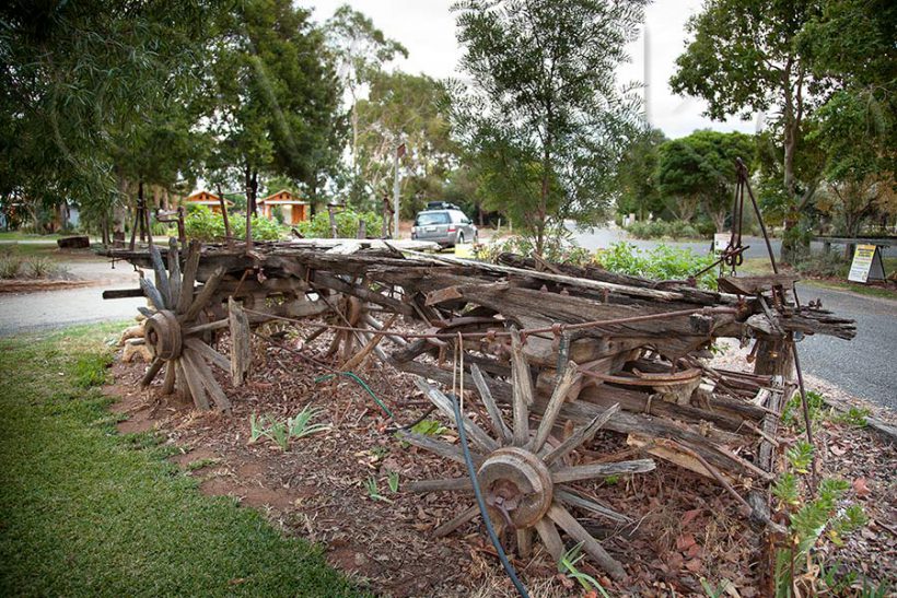 Some transporting relics at Kidmans Camp.