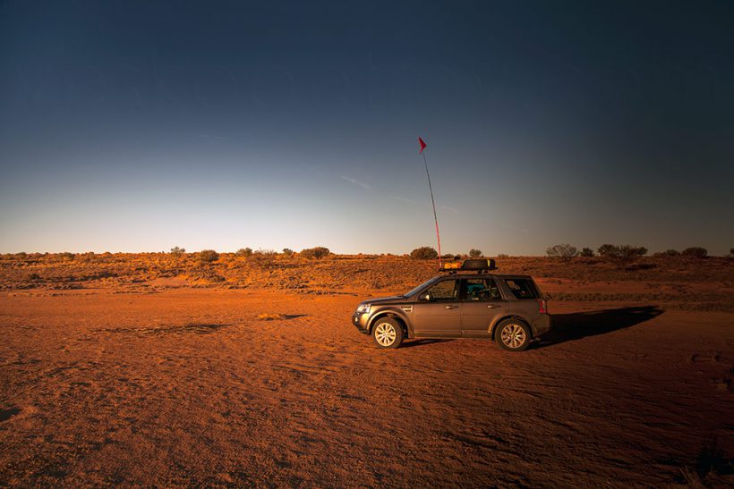 Somewhere in the Simpson Desert.