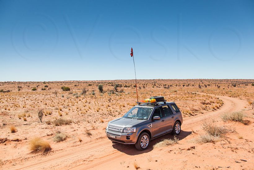 Sometimes the desert flattens for a while and I enjoy the pleasant drive without fighting dunes.