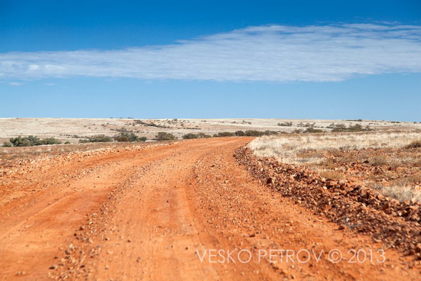 The road to Stuart Highway.