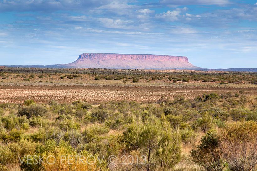 No, this is not the well known rock in the middle of Australia. Apparently there are a few other rocky monoliths around Uluru.