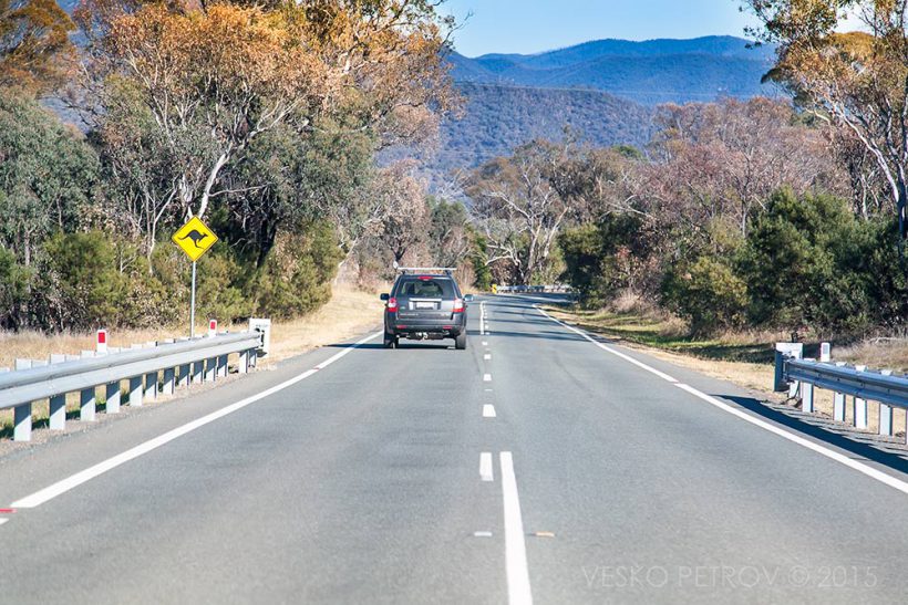 First glimpse of the Brindabella Ranges. At this moment I feel very happy.