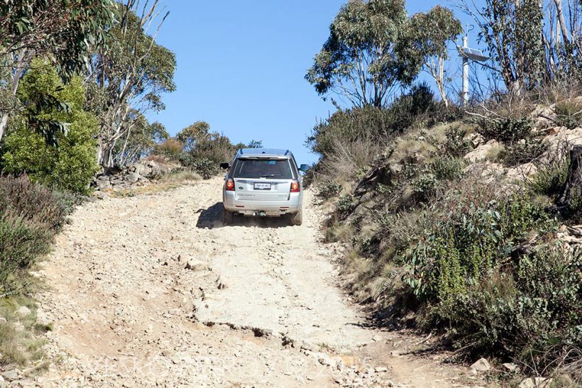 Nick climbing Mt Coree.