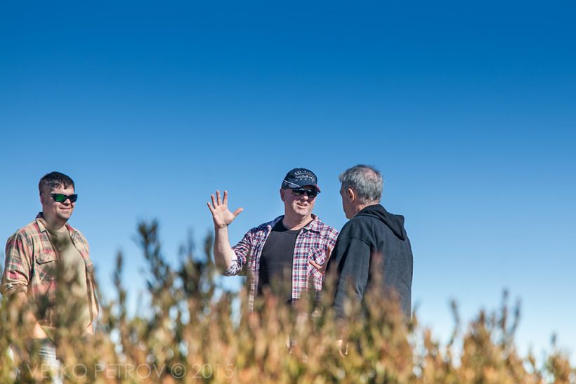 Our two four-wheel driving gurus are quite happy that they have finalized the plan to drive Powerline Trail.