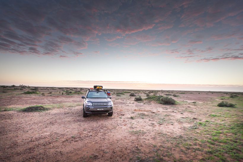 Sunrise at Lake Harry Ruin.