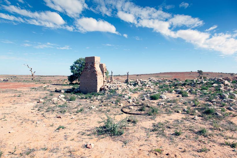 Old Mulka ruins.