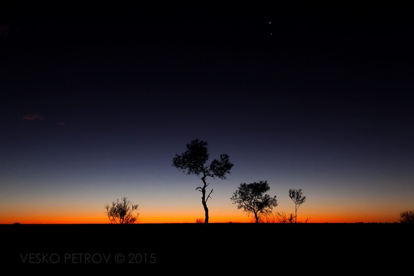 Sunset at my second camp.