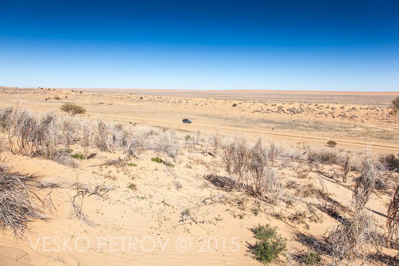 Somewhere close to Simpson Desert.
