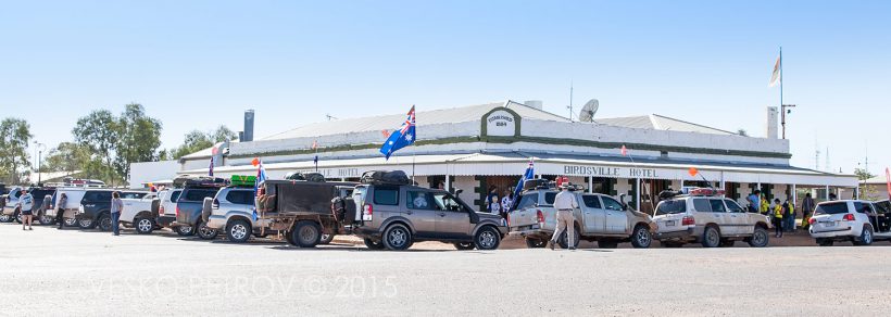 The new Birdsville hotel. Very busy at the moment.