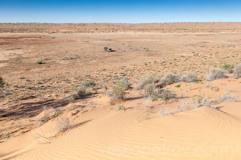 Somewhere in the Simpson Desert.