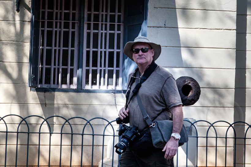 Disappointed American tourist.