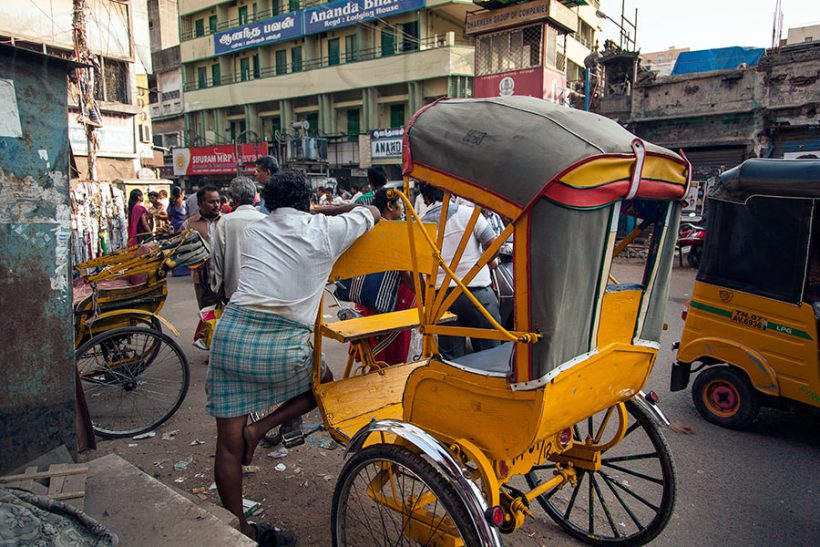 For me the cycle rickshaws are totally immoral - I could never ask a person to struggle with his legs for my fat arse, when I have strong legs myself.